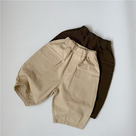 Children's large pocket work pants