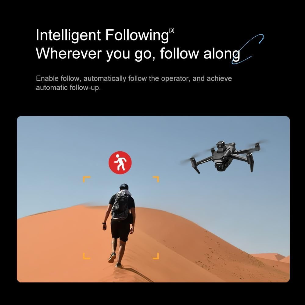 V918 GPS Drone with 8K Camera for Adults, RC Drones with 5 inch HD Screen | 90 Mins Flight Time, 3KM Control Range, 360° Obstacle Avoidance