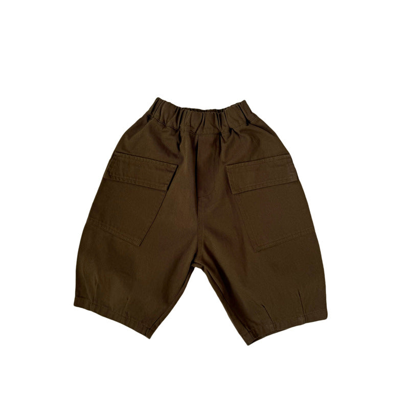 Children's large pocket work pants