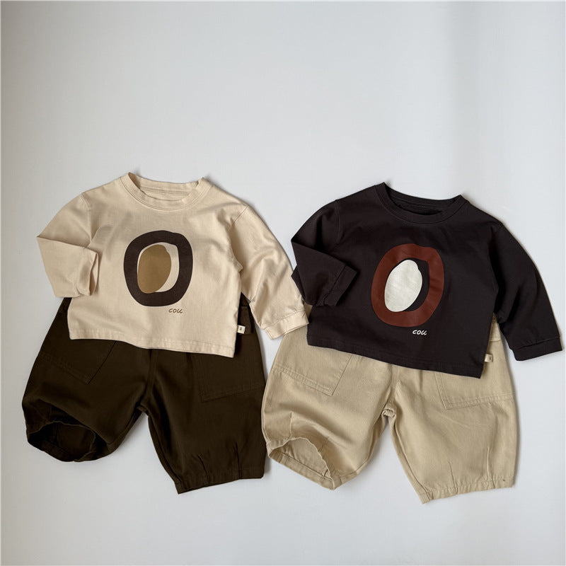 Children's large pocket work pants
