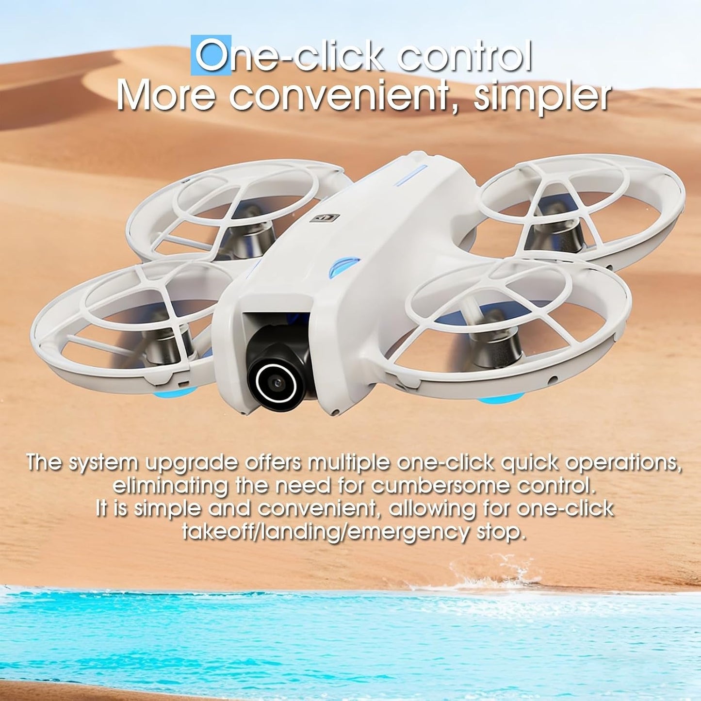 Drone with Camera for Adult Beginners,RC Quadcopter featuring Altitude Hold, One-Key Takeoff/Landing, Auto Follow,3-Speed Adjustment,Stunt Roll -Ideal Holiday Gift.