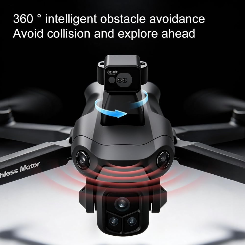 V918 GPS Drone with 8K Camera for Adults, RC Drones with 5 inch HD Screen | 90 Mins Flight Time, 3KM Control Range, 360° Obstacle Avoidance