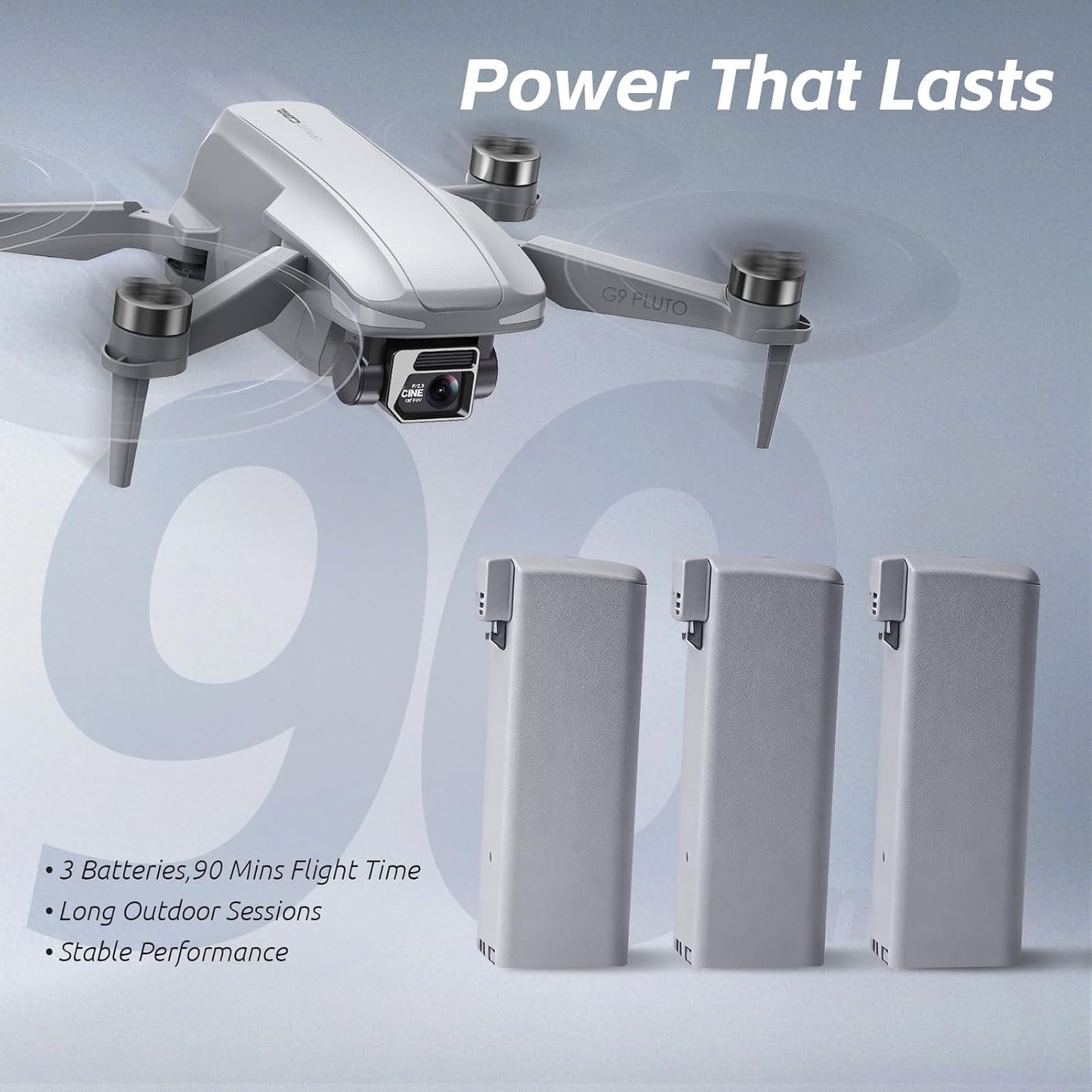 GPS Drone with EIS 4K Camera for Adults , RC Drones with 4.5 inch HD Screen on Controller